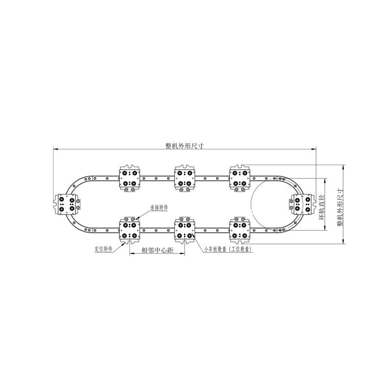 25 Series - Oval Circular Track