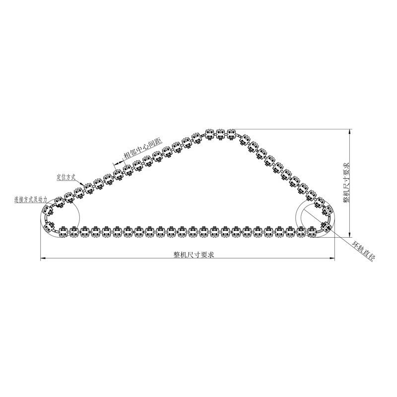 25 Series - Irregular-shaped Circular Track