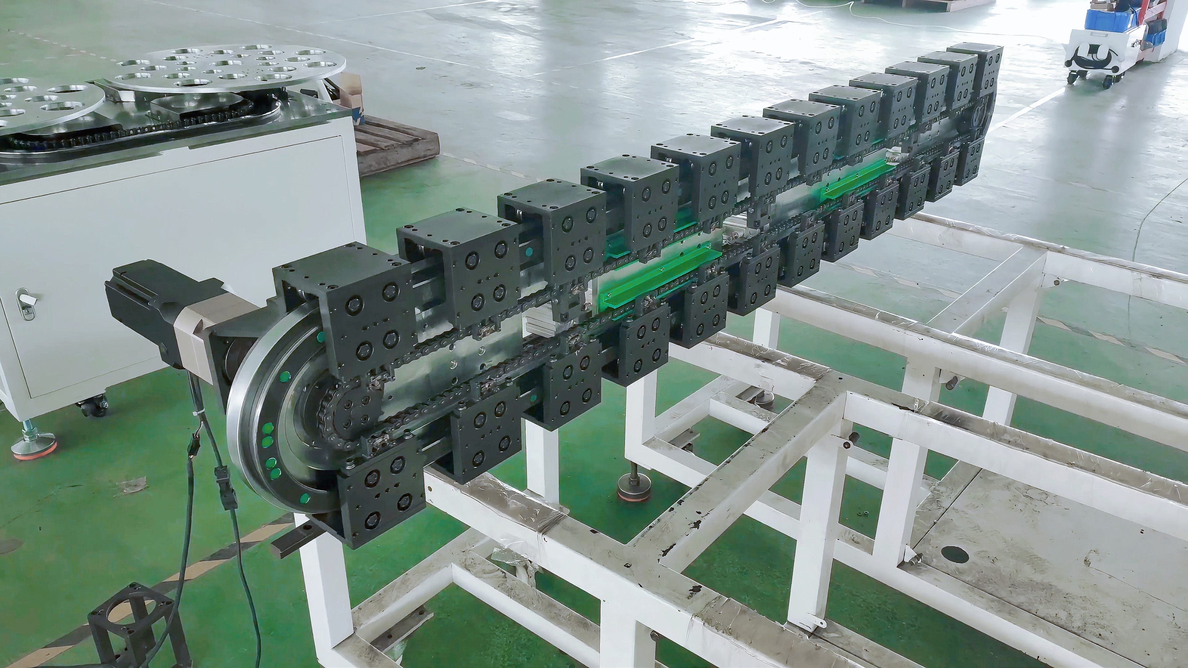 汇思德自动化立式单底双轨环形导轨输送线系统 汇思德自动化立式单底双轨环形导轨输送线系统