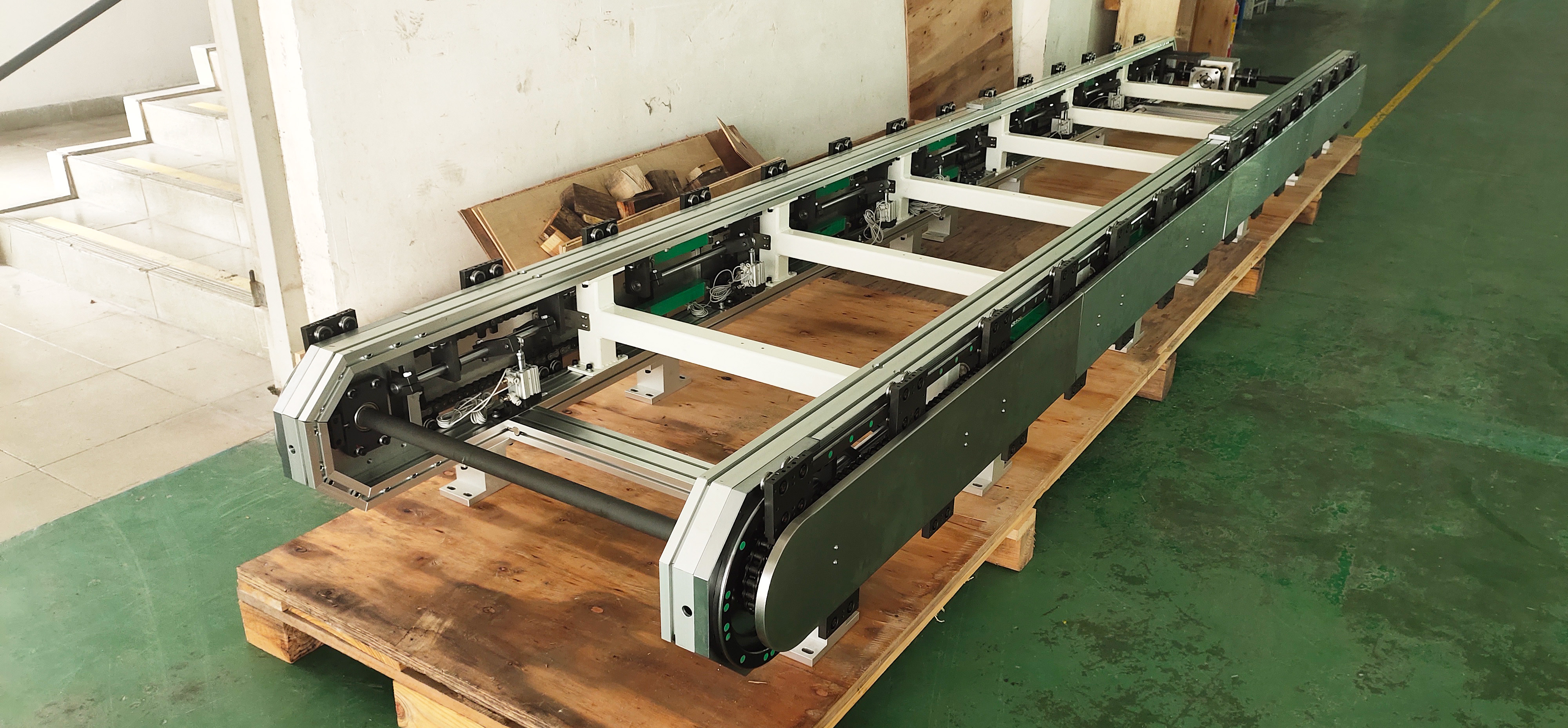 汇思德自动化立式双型材双轨环形导轨输送线系统 汇思德自动化立式双型材双轨环形导轨输送线系统